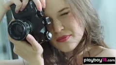 Play Busty All Natural Ukrainian Babe Serena Wood in Sultry Selfie Session
